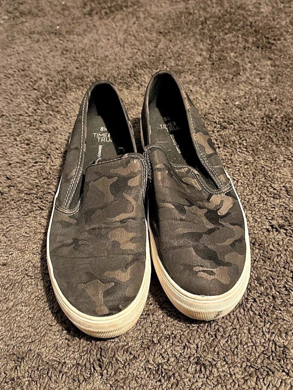 Camo Slip-On Sneakers